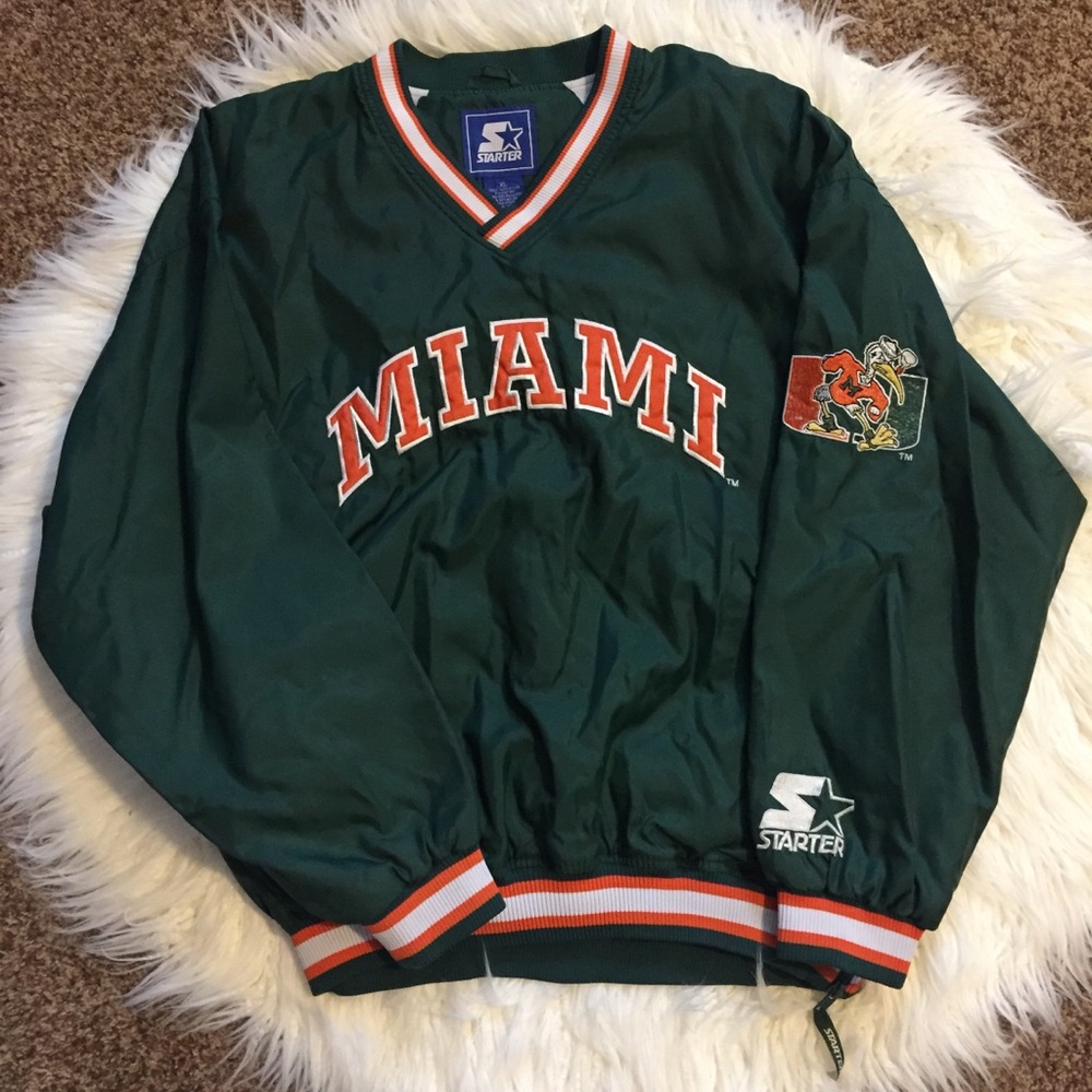 Starter Jacket Miami Hurricanes Retro
